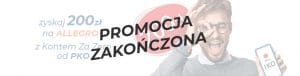 PKO konto za zero zakończona