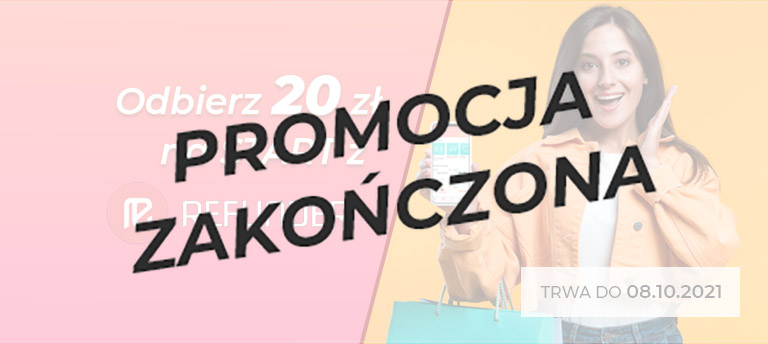 Promocja zakończona 20 zł na start z serwisem cashback Refunder w październiku 2021