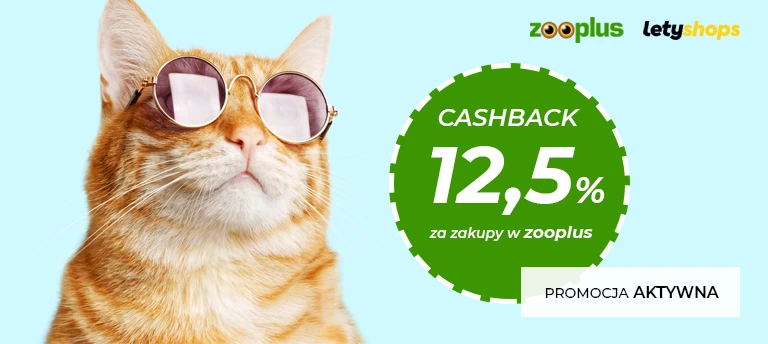 Odbierz Hot cashback 12,5% do Zooplus przy najbliższych zakupach od Letyshops