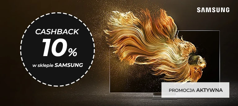 Samsung cashback w Letyshops! Kup dowolny sprzęt elektroniczny i odbierz 10% zwrotu na konto.