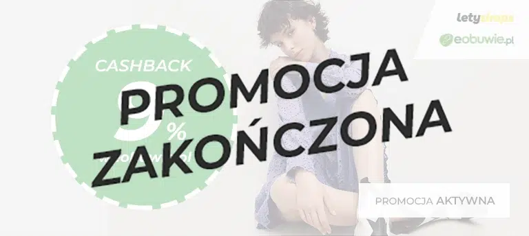 Odbierz cashback 9% za zakupy w eobuwie.pl od Letyshops. Młoda kobieta z krótkimi czarnymi włosami. Promocja zakończona.