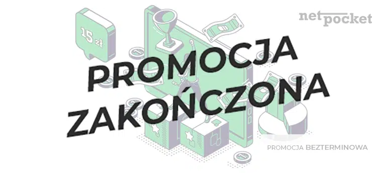 Zarejestruj się w Net-Pocket, oszczędzaj na zakupach i odbierz 15 zł na start. Promocja zakończona.