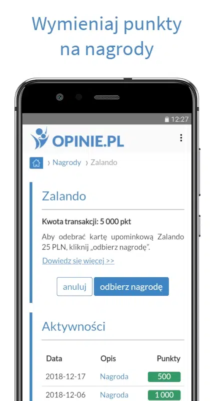 Opinie.pl - aplikacja grafika 2