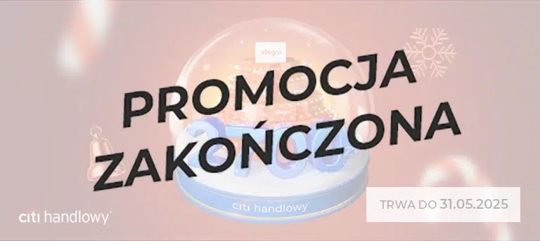 Otwórz konto firmowe w CitiBanku i odbierz nawet 2700 zł premii dla swojej firmy. Promocja zakończona.