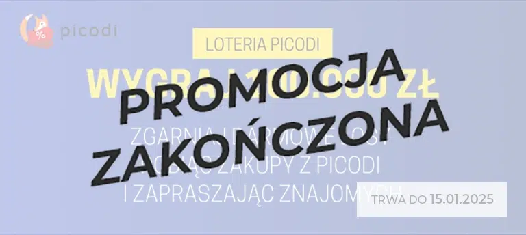 Loteria Picodi 2024 – weź udział i wygraj do 100 000 zł z cashbackiem! Zgłoszenia do loterii dobiegły końca.