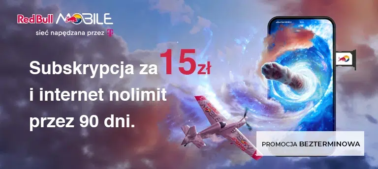 Skorzystaj z wyjątkowej promocji Red Bull Mobile – jeden lub sześć miesięcy za 15 zł i nielimitowany internet przez 90 dni!