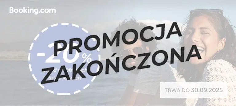 Skorzystaj z promocji sezonowej na Booking.com i zyskaj minimum 15% zniżki na noclegi w Polsce i za granicą. Promocja zakończona.