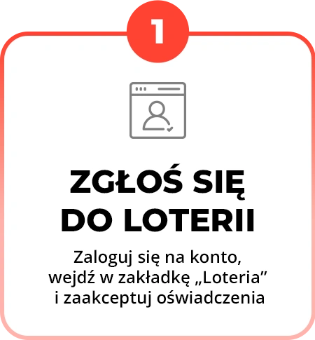 Krok 1 loterii Letyshops 2025: Zgłoś się do loterii. Zaloguj się na konto, wejdź w zakładkę „Loteria” i zaakceptuj oświadczenia.